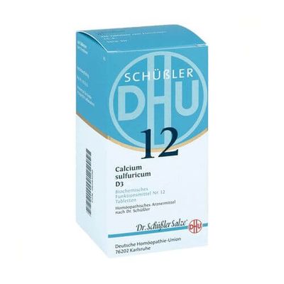 BIOCHEMIE DHU 12 Calcium sulfur.D 3 Tabletten