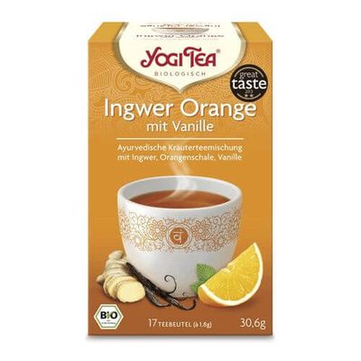 YOGI TEA Ingwer Orange + Vanille Bio