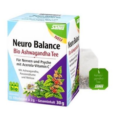 NEURO BALANCE Bio Ashwagandha Tee Salus Filterbtl.