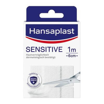 HANSAPLAST Sensitive Pflast.hypoallergen 6 cmx1 m
