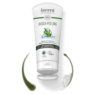 LAVERA Dusch-Peeling Bio-Rosmarin & Bio-Grüner Kaffee