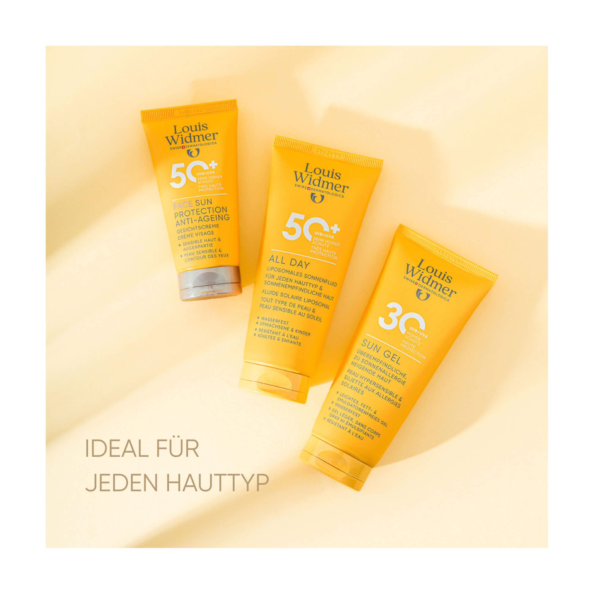 WIDMER Sun Face Sun Protection Anti-Age UV 50+ leicht parfümiert